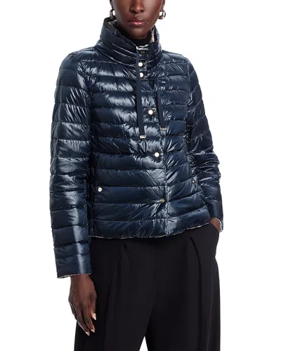 HERNO REVERSIBLE PACKABLE PUFFER COAT