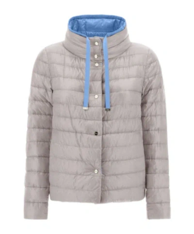 Herno Reversible Padded Jacket In Gray