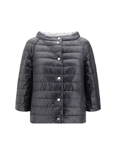 Herno Women Reversible Padded Jacket In Multicolor