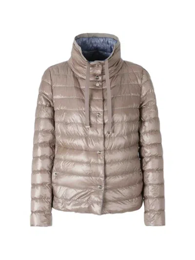 Herno Reversible Padded Jacket In Neutral