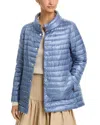 Herno Reversible Puffer Coat In Blue