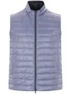 Herno Light Blue Nylon Reversible Jacket In Blue
