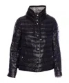 Herno Reversible Light Down Jacket In Black