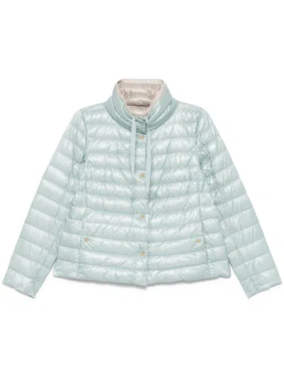 Herno Reversible Puffer Jacket In Blue