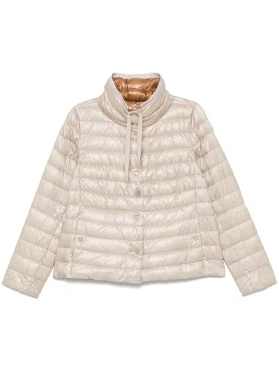 Herno Reversible Puffer Jacket In Neutrals