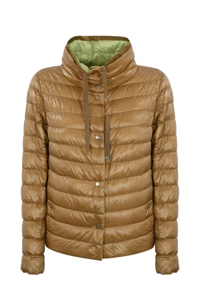 HERNO REVERSIBLE QUILTED DOWN JACKET