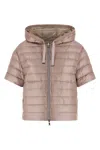 Herno Reversible Quilted Down Jacket In Neutral