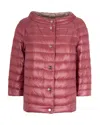 Herno Reversible Lightweight Down Jacket In Pink