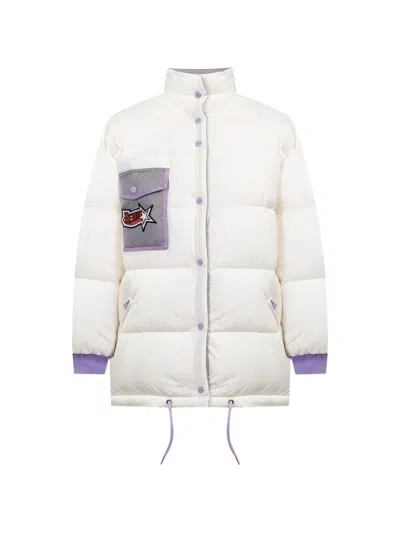 Herno Reversible Quilted Down Jacket In White