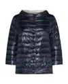 Herno Blue Padded Reversible  Jacket In Polyamide Woman In Black