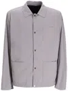 Herno Reversible Shirt Jacket In Blue