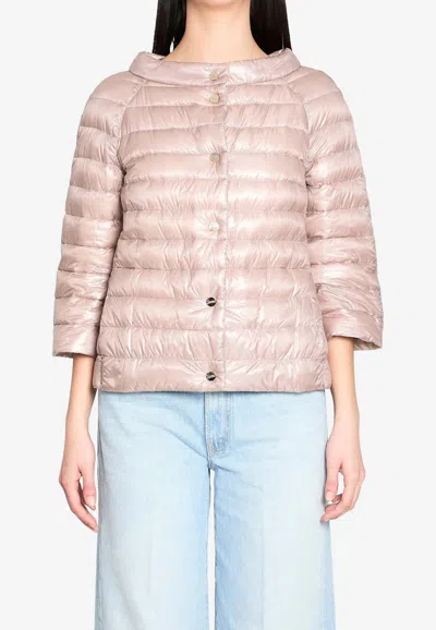 HERNO REVERSIBLE SHORT DOWN JACKET