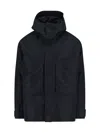 Herno Reversible Short Parka In Black