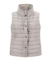 Herno Reversible Sleeveless Jacket In Nylon Ultralight In Gray