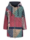 Herno Technical Fabric Hooded Jacket In 蓝色