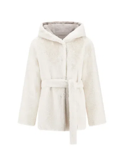 Herno Reversible Tie-fastening Jacket In Neutral