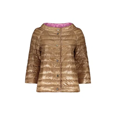 Herno Reversible Ultralight Down Jacket In Brown