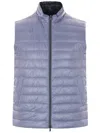 Herno Reversible Ultralight Nylon Gilet In Blue