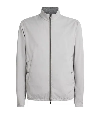 Herno Reversible Windbreaker In Gray