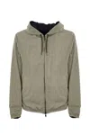 Herno Men's Reversible Hooded Jacket In Chantilly