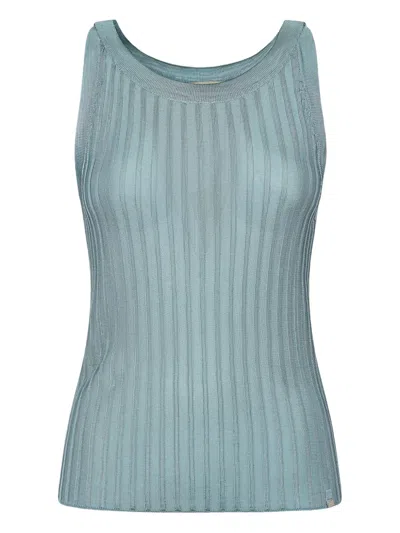 HERNO RIBBED TANK TOP