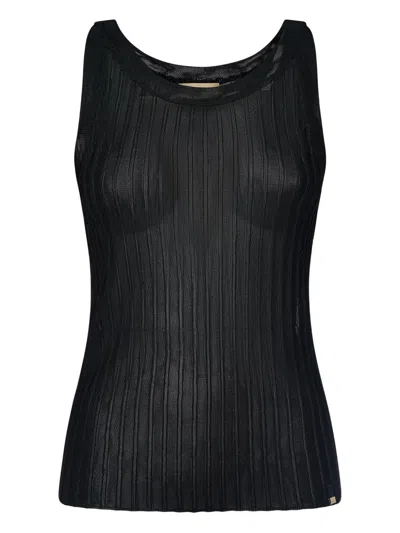 HERNO RIBBED TANK TOP