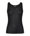 Herno Ribbed Vest In Black