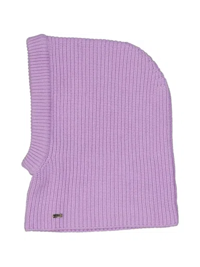 Herno He-9036287901908 Wool Beanie In Purple