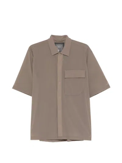Herno Ripstop-pattern Shirt In Neutral
