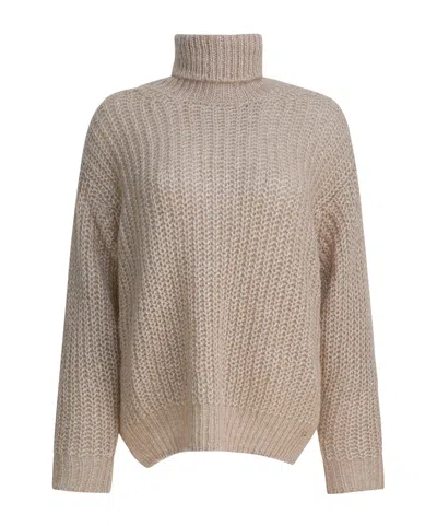 HERNO HERNO ROLL NECK KNITTED JUMPER