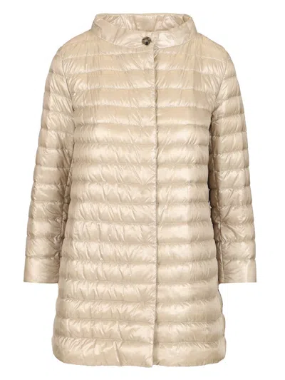 Herno Rossella Down Jacket In Beige