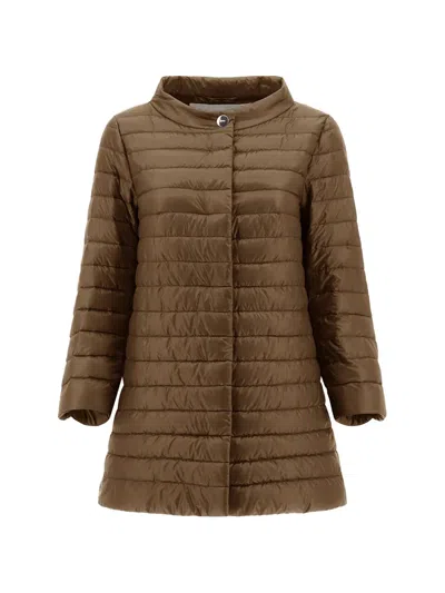 Herno Rossella Padded Jacket In Green