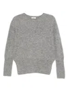 Herno Round-neck Long-sleeve Sweater In Gray