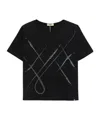Herno Round Neck Short Sleeve T-shirt In Black
