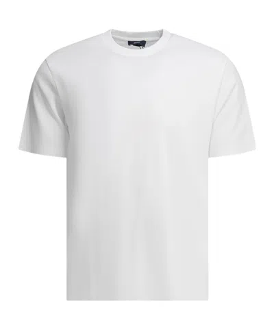 Herno Round Neck Short Sleeve T-shirt In White