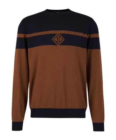 HERNO VIRGIN WOOL CREW-NECK PULLOVER