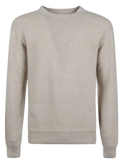 Herno Round Neck Sweater In Chantilly