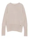 Herno Round-neck Sweater In Red