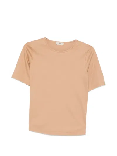Herno Round-neck T-shirt In Pink