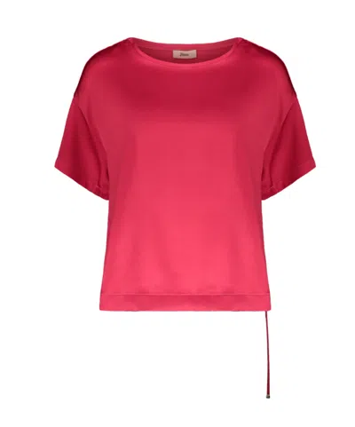 Herno Round-necked T-shirt In Brown