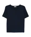 Herno Cotton Round-neck T-shirt In Blue
