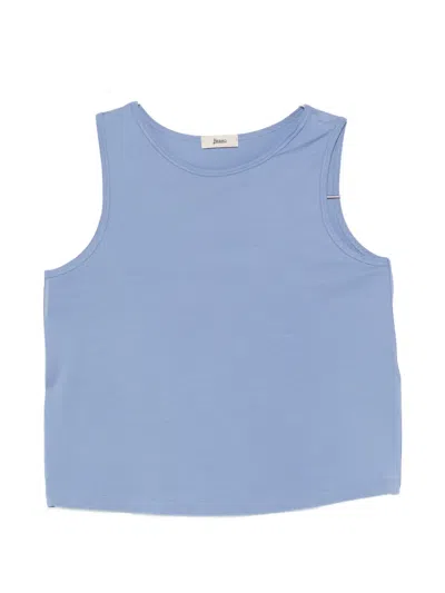 Herno Round-neck Vest In Blue