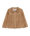 Herno Ruffled Jacket In Black