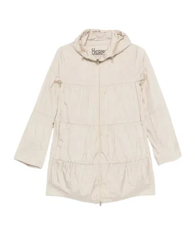 HERNO RUFFLED JACKET