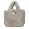 Herno Handbags Women's Eco Fur Gray/light Gray In -, -