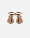 Herno Sandals In Monogram In Camel