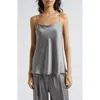 Herno Satin Camisole In Grey