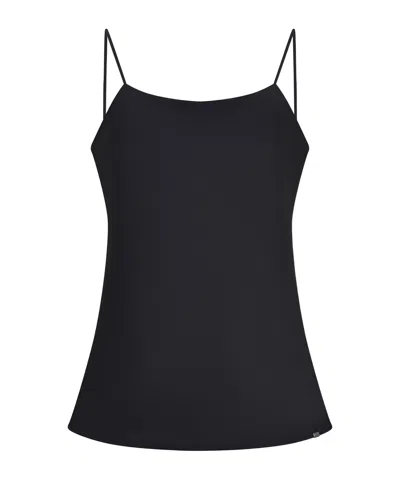 Herno Satin Camisole Top In Black