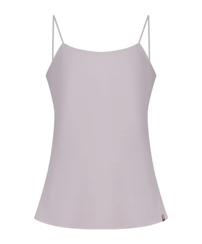 Herno Satin Camisole Top In Purple