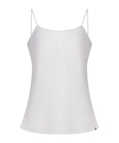 Herno Satin Camisole Top In White